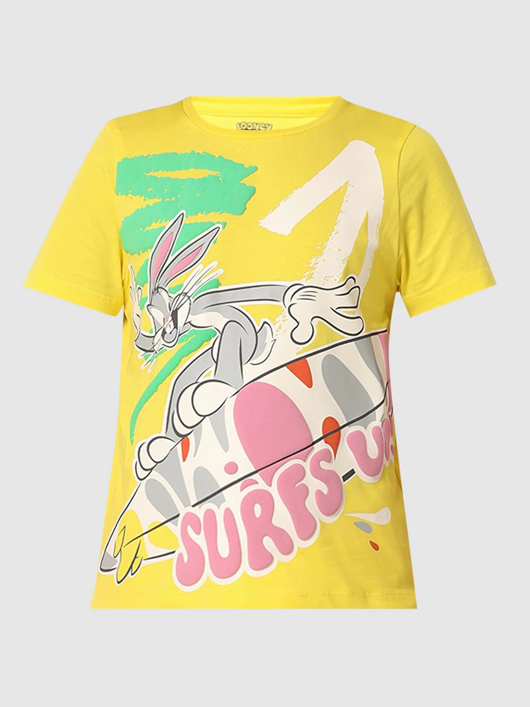 Looney Tunes Yellow Bugs Bunny T-Shirt - Image 6