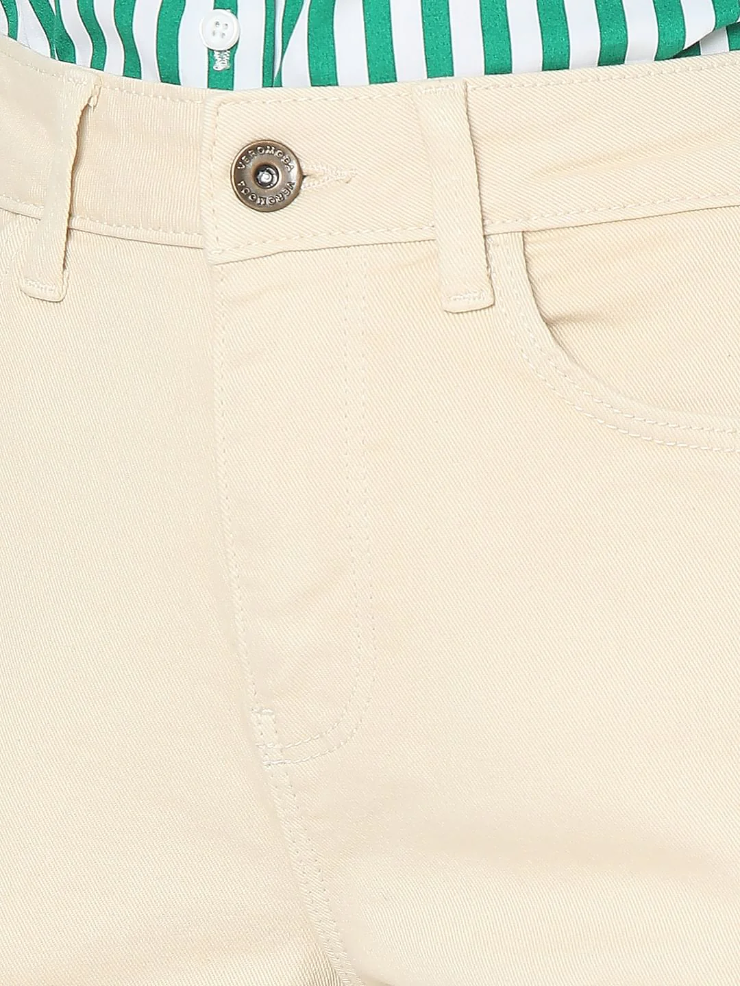 Ecru Mid Rise Jade Straight Fit Jeans - Image 8