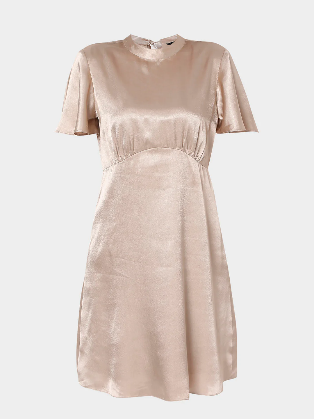 Beige Fit & Flare Dress - Image 7
