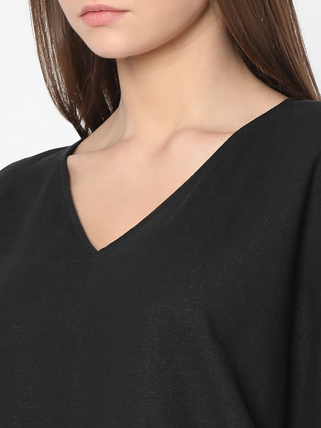 Black V-Neck Top - Image 8