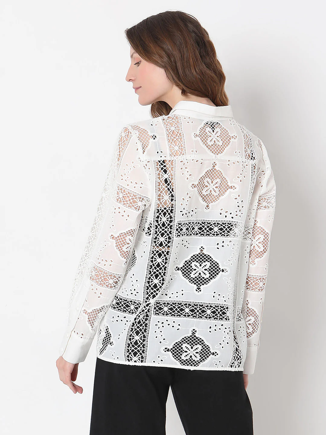 White Lace Shirt - Image 4