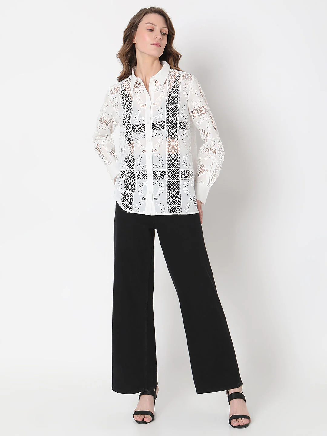 White Lace Shirt - Image 5
