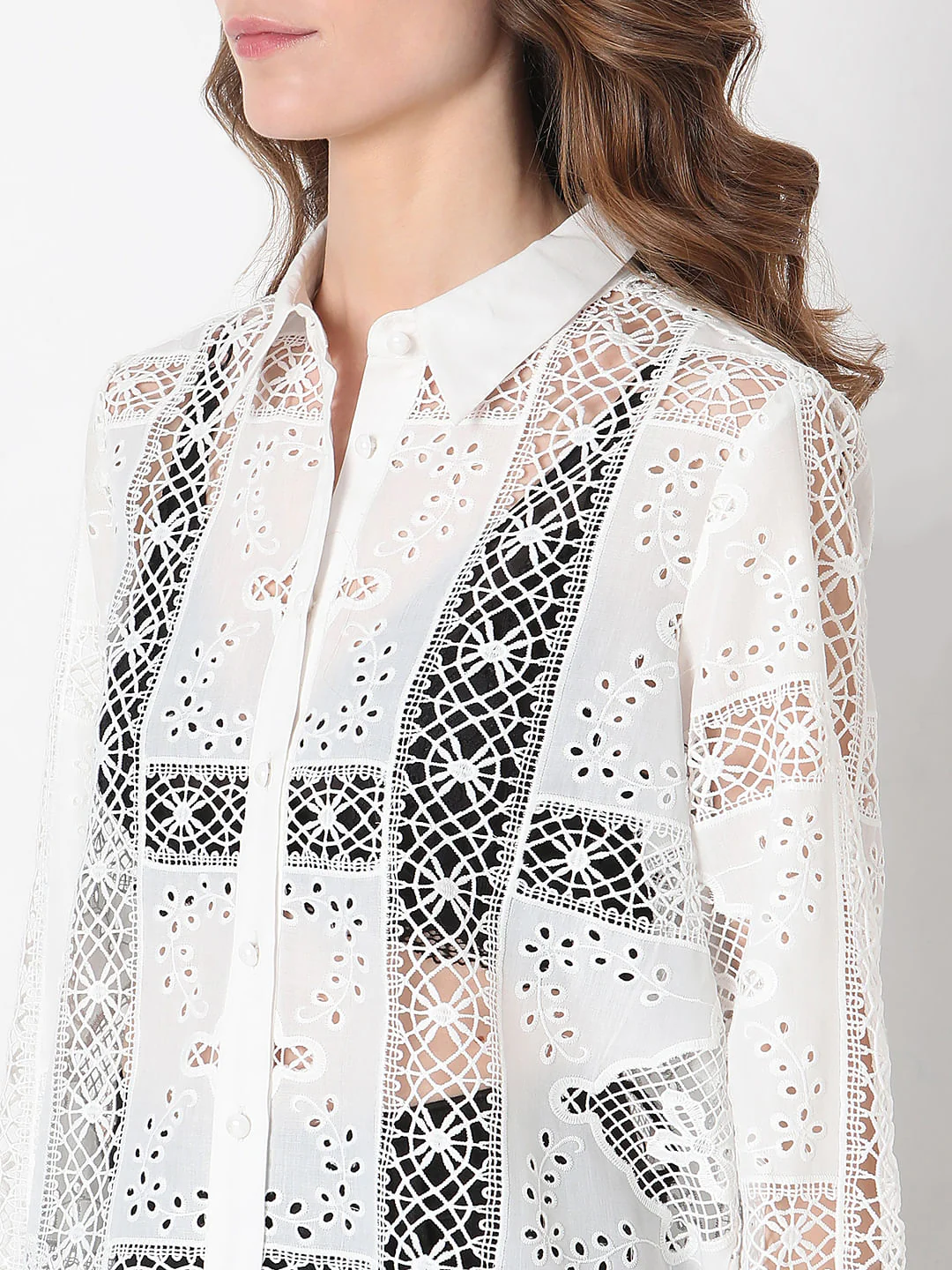 White Lace Shirt - Image 8
