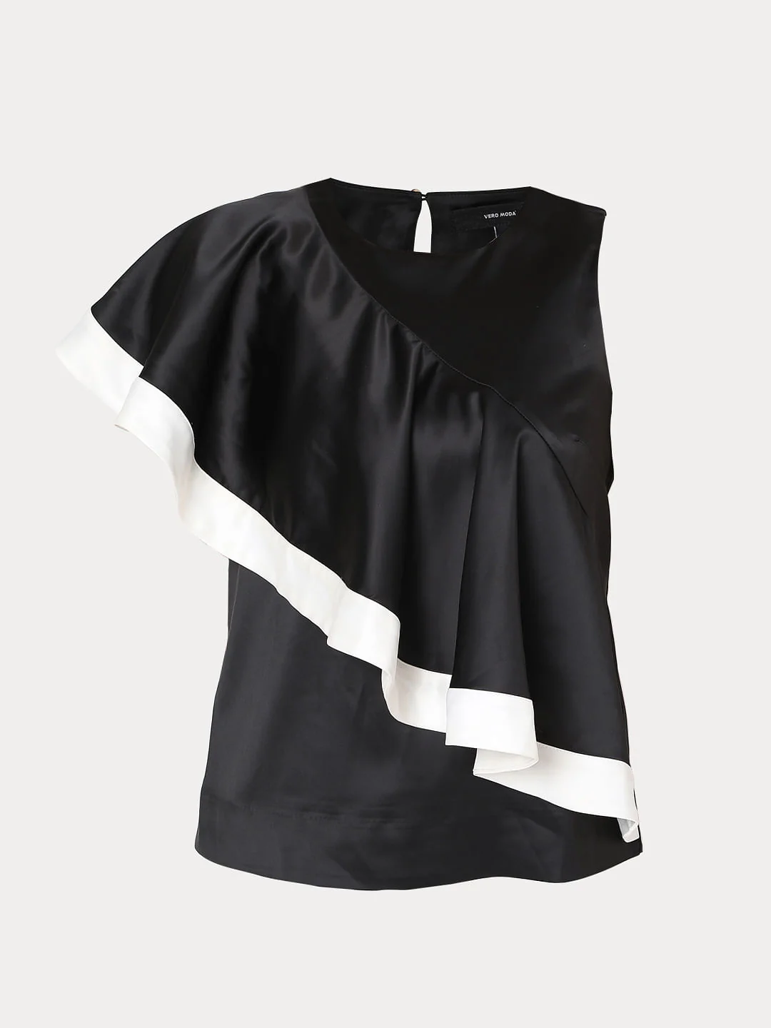 Black Ruffle Sleeves Top - Image 7