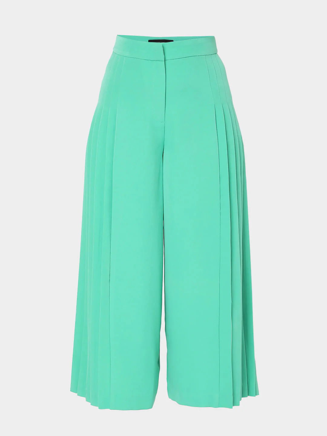 Green High Waist Flared Pants - Image 7