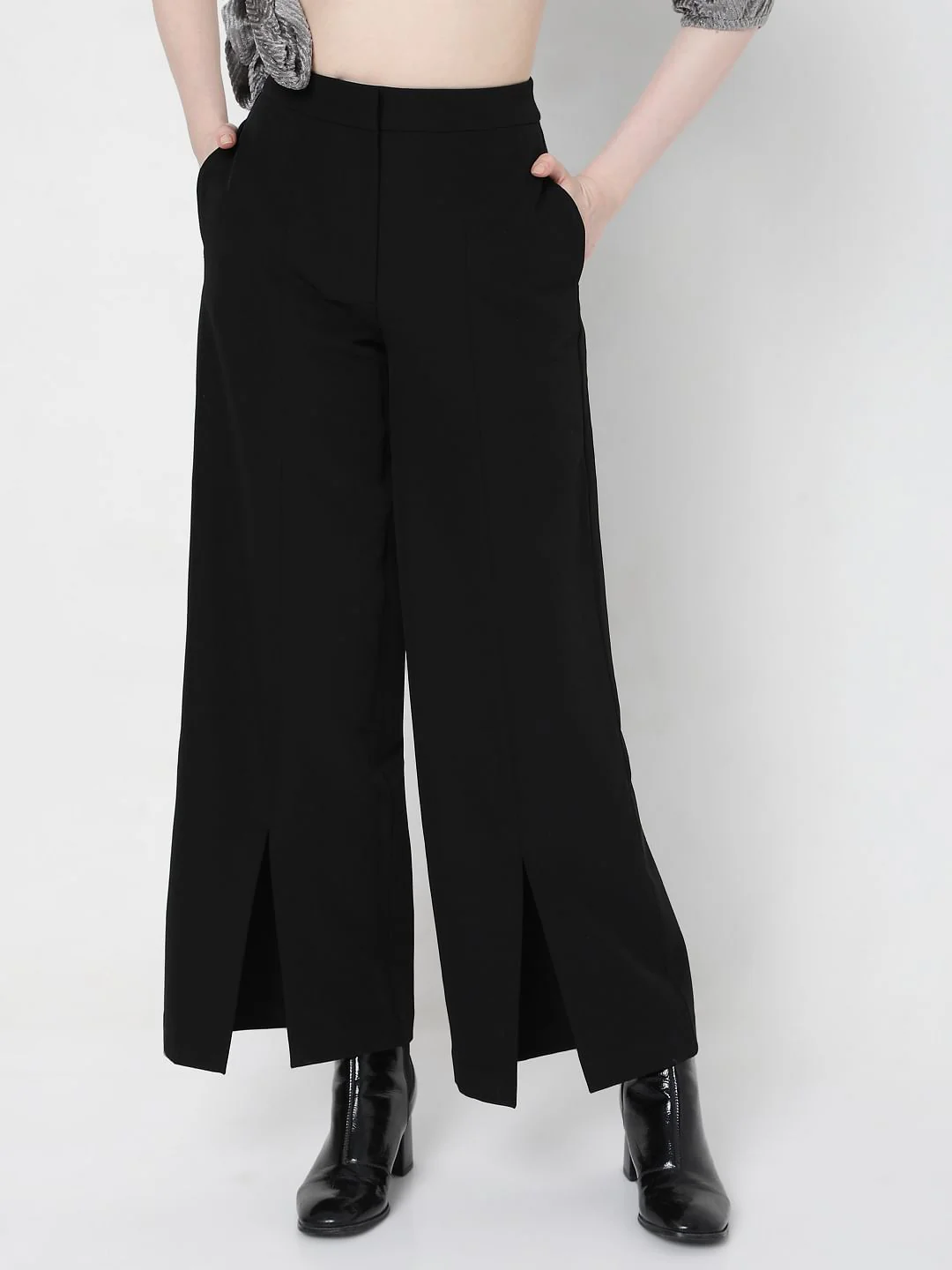 Black High Waist Pants - Image 2