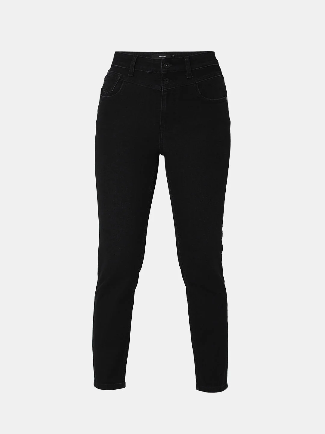 Black High Rise Wendy Skinny Fit Jeans - Image 7