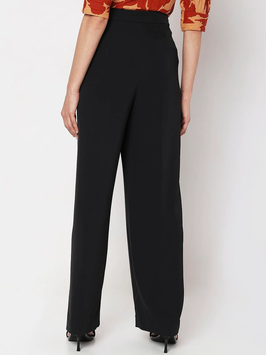 Black High Rise Pants - Image 4