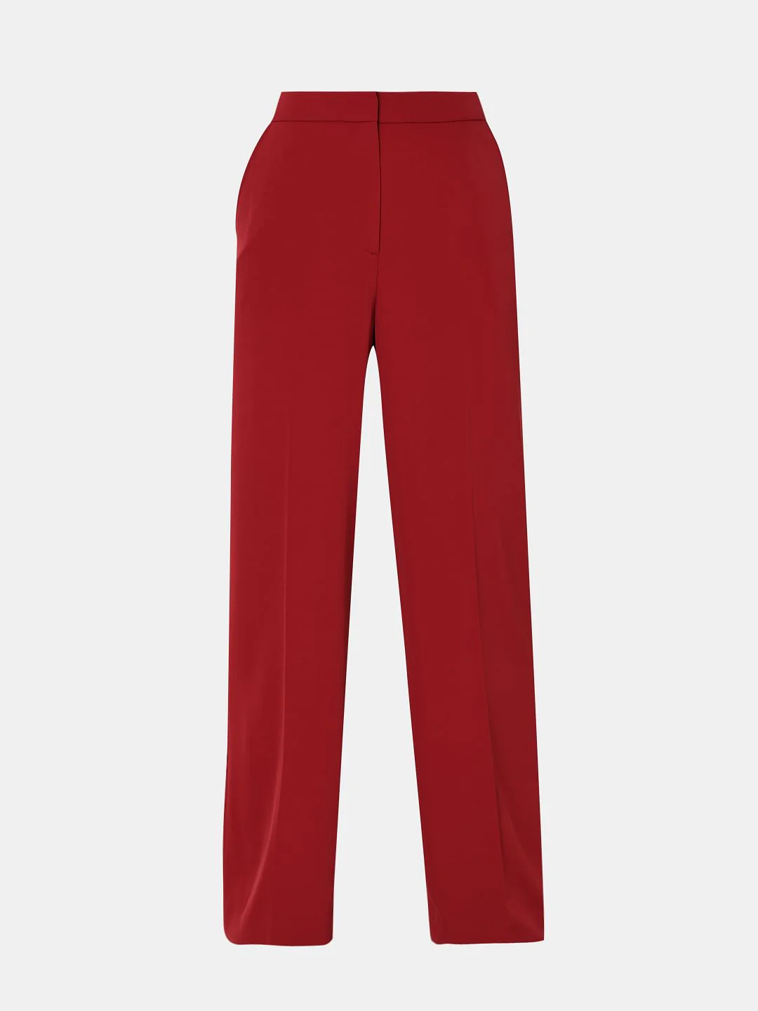 Red High Rise Pants - Image 7