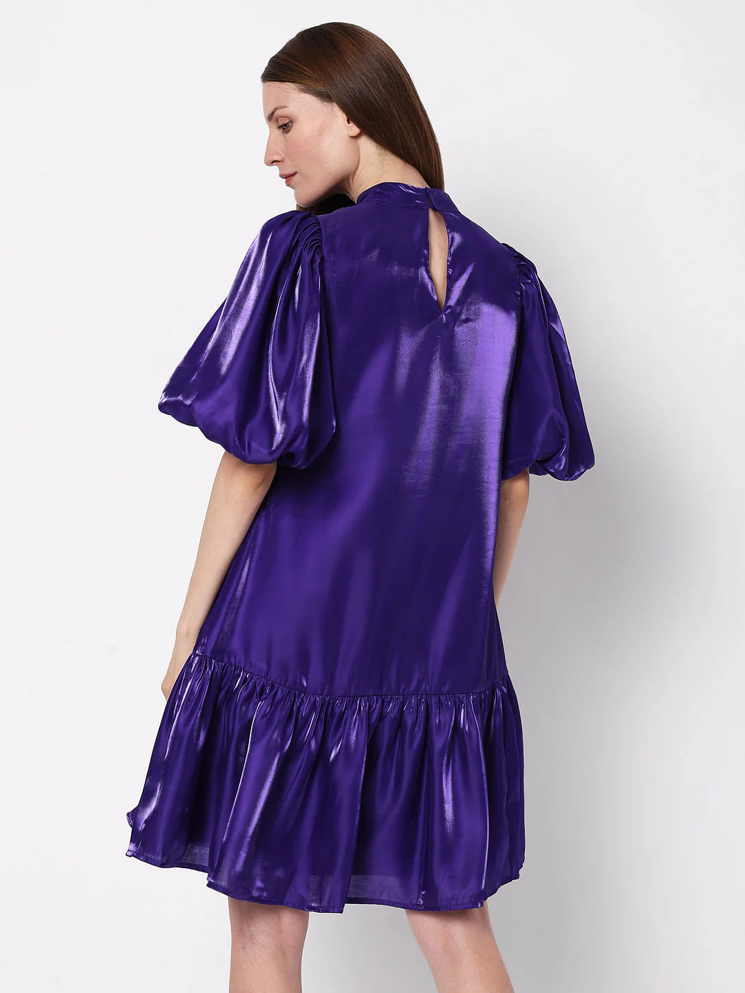 Deep Purple Shift Dress - Image 4