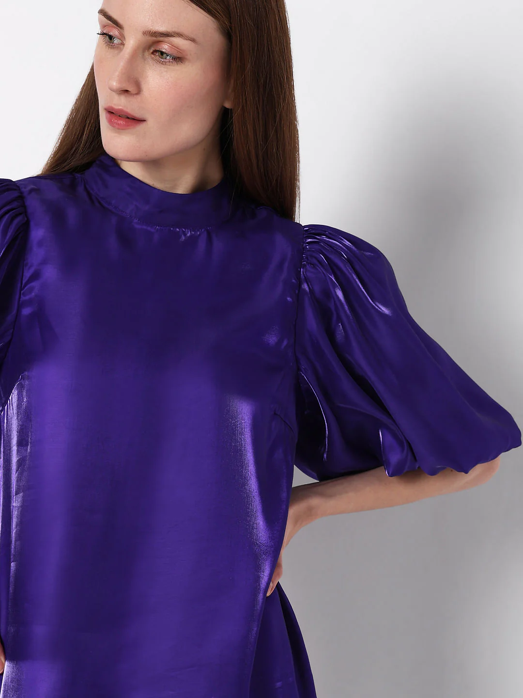 Deep Purple Shift Dress - Image 6