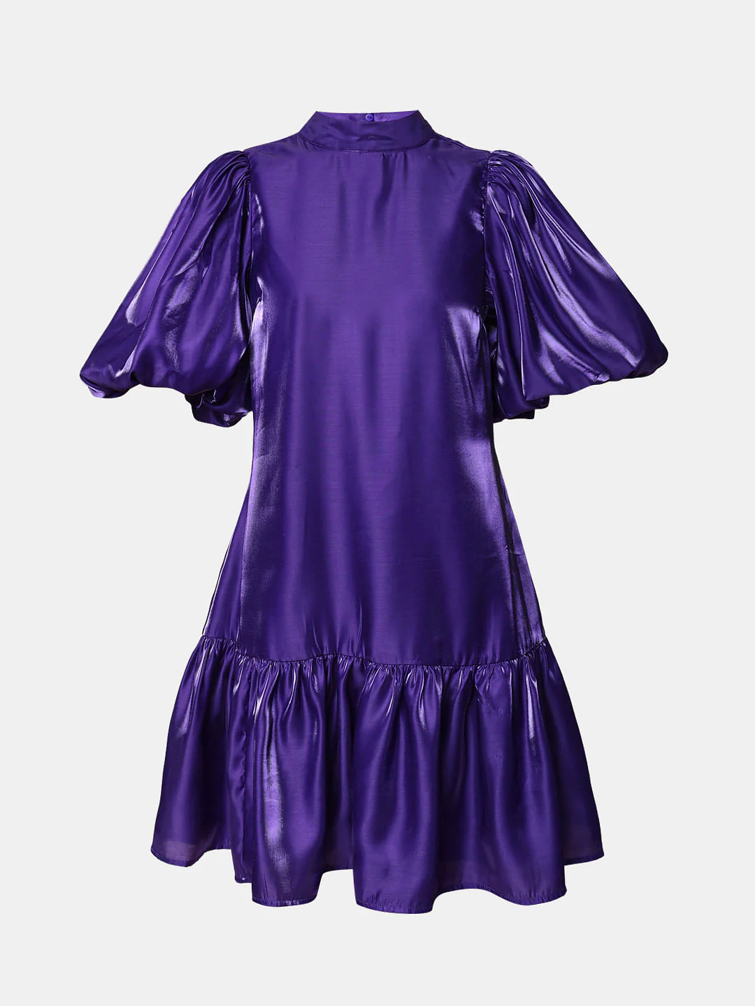 Deep Purple Shift Dress - Image 7