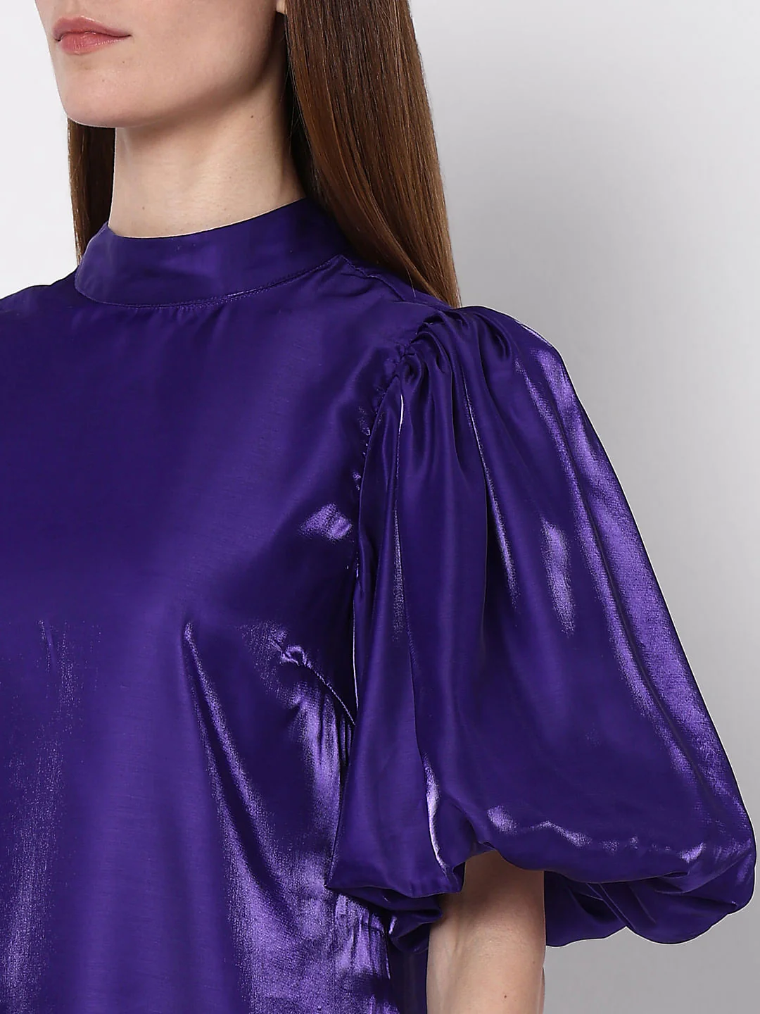Deep Purple Shift Dress - Image 8