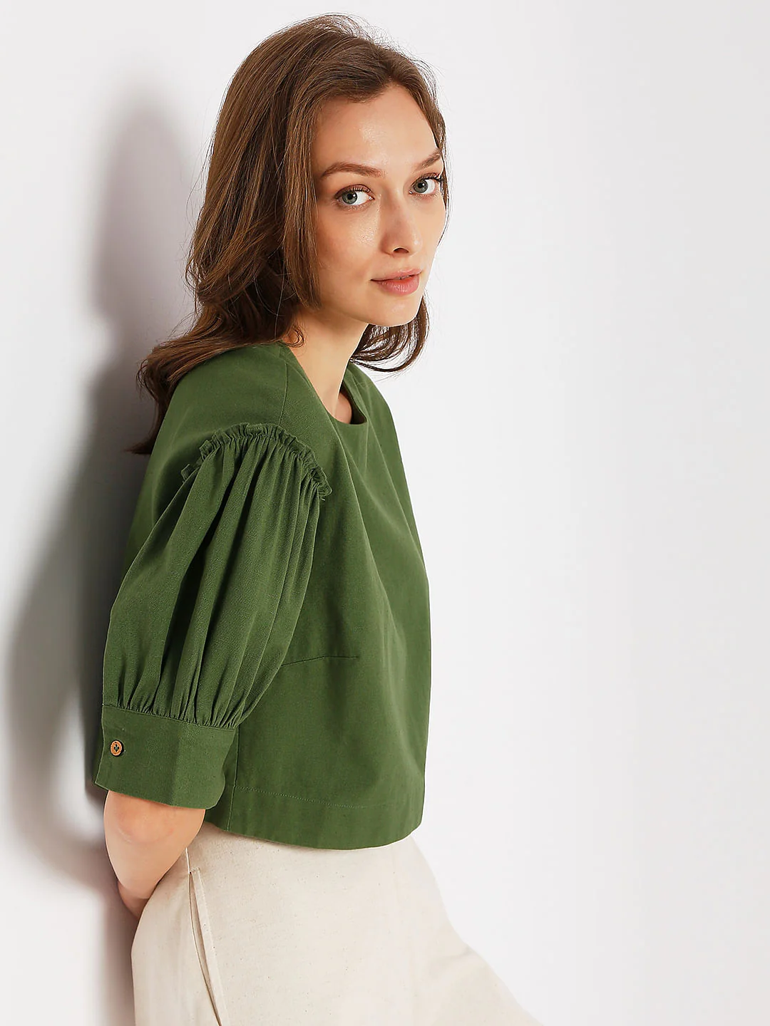 Green Co-Ord Set Top - Image 3