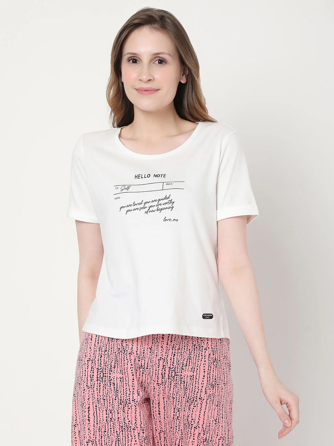 Pink Dotted Pyjama Set - Image 2