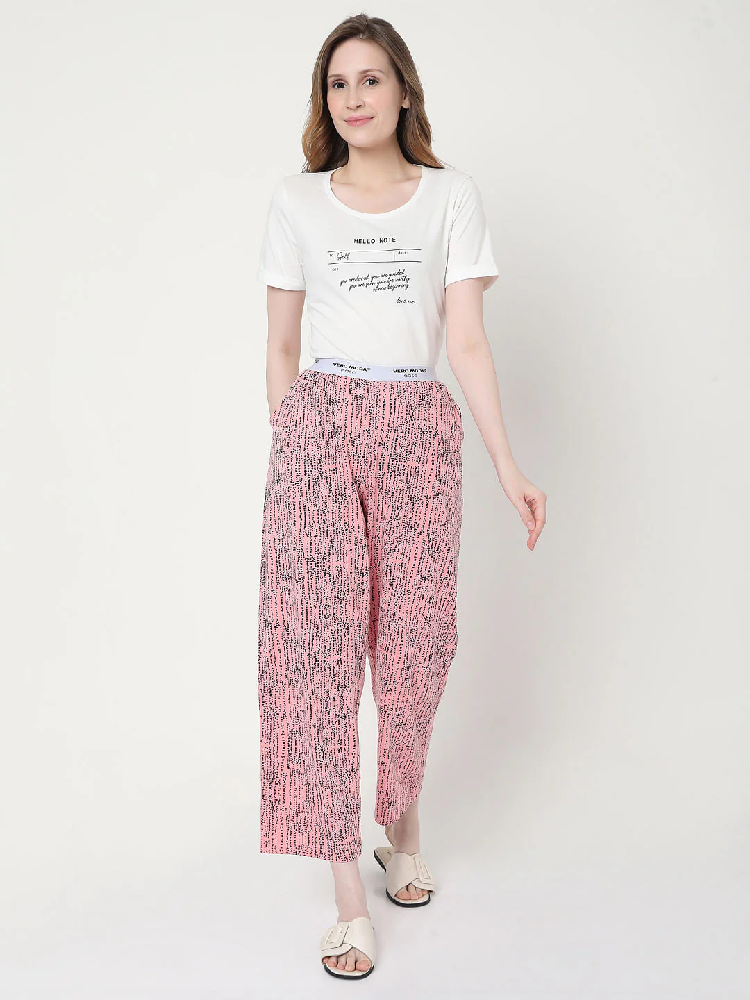 Pink Dotted Pyjama Set - Image 5