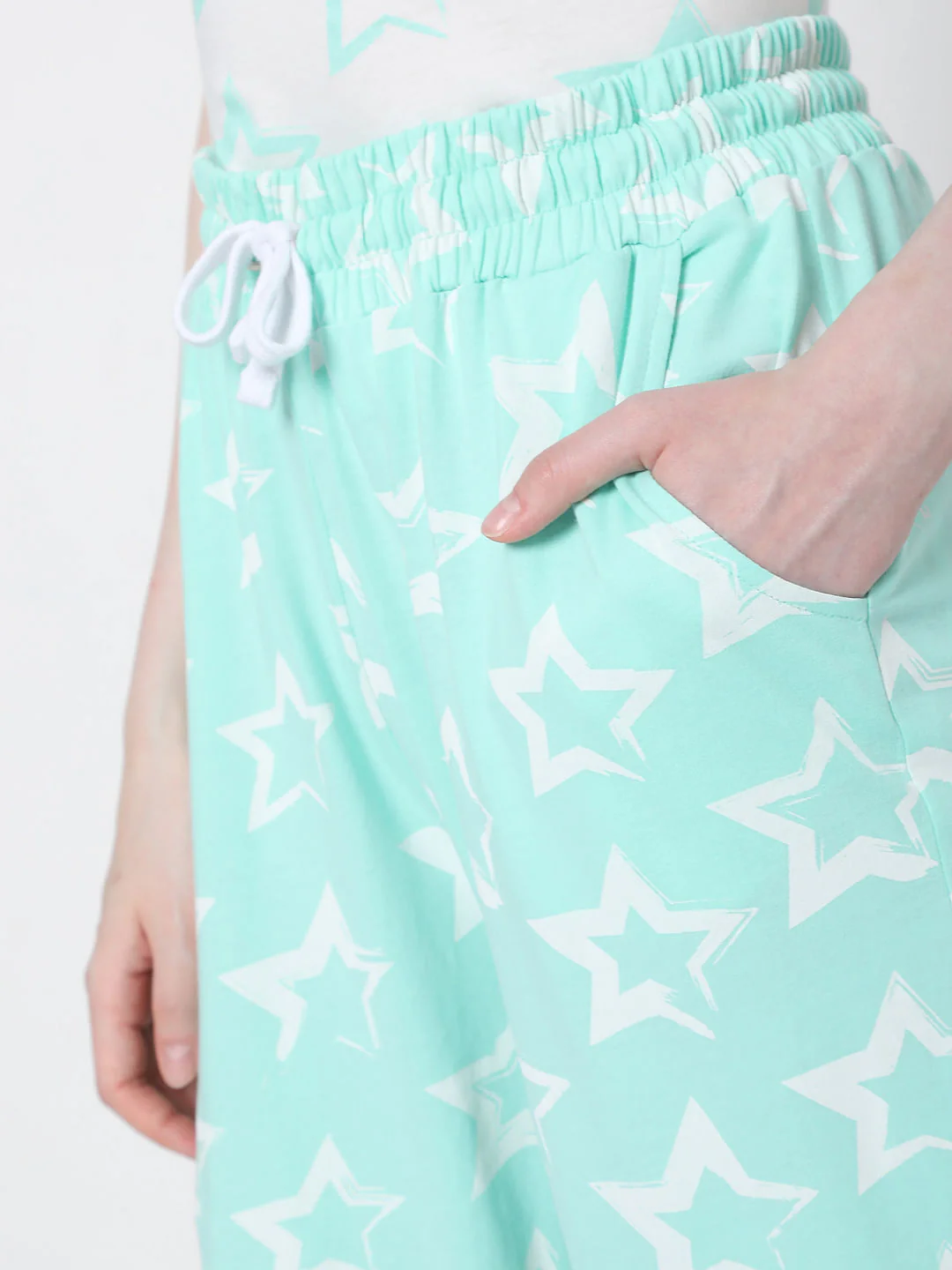 Green Star Print Pyjama Set - Image 6
