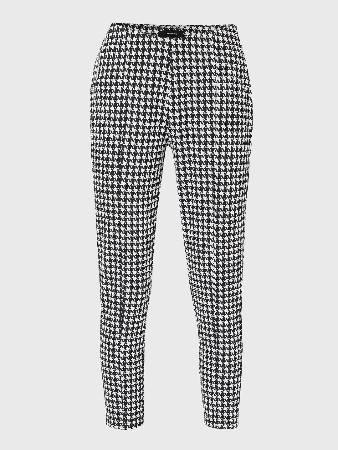 Black & White Houndstooth Print Jeggings - Image 7