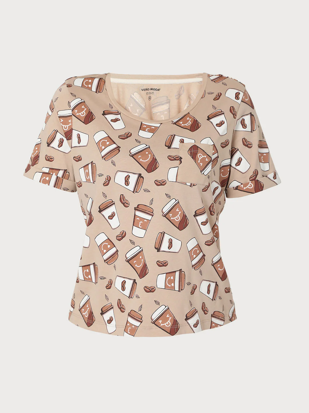 Brown Coffee Cup T-Shirt & Joggers Set - Image 8