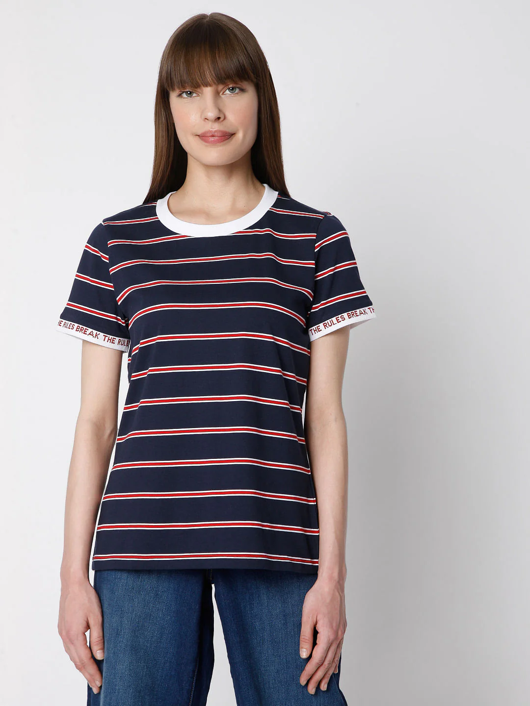 Blue Striped T-Shirt - Image 2