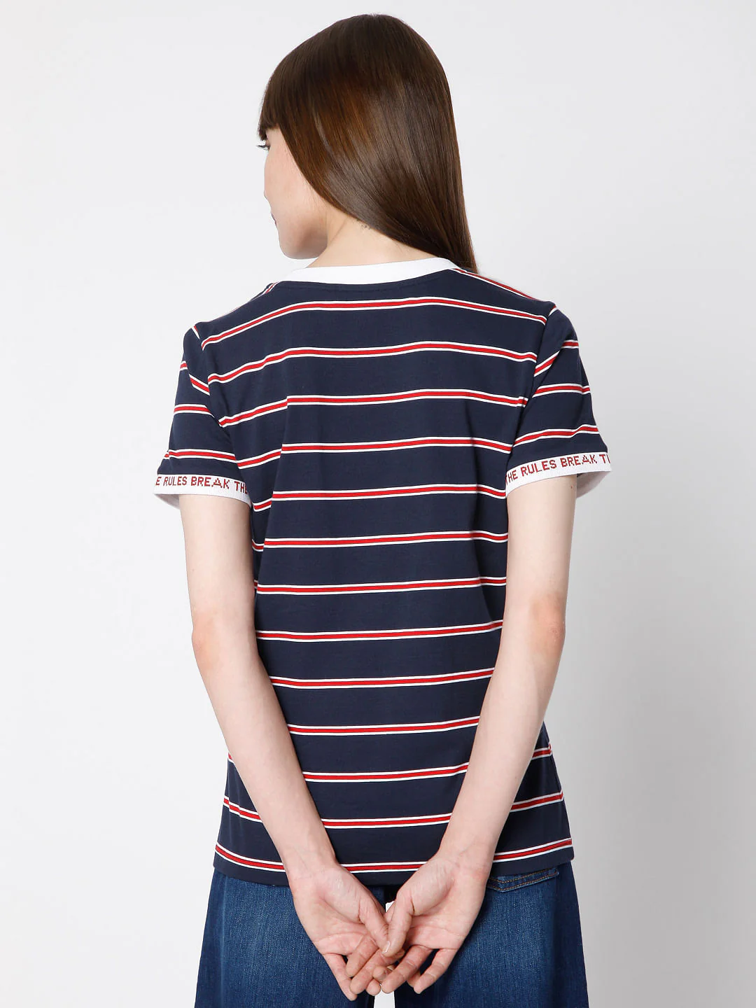 Blue Striped T-Shirt - Image 4