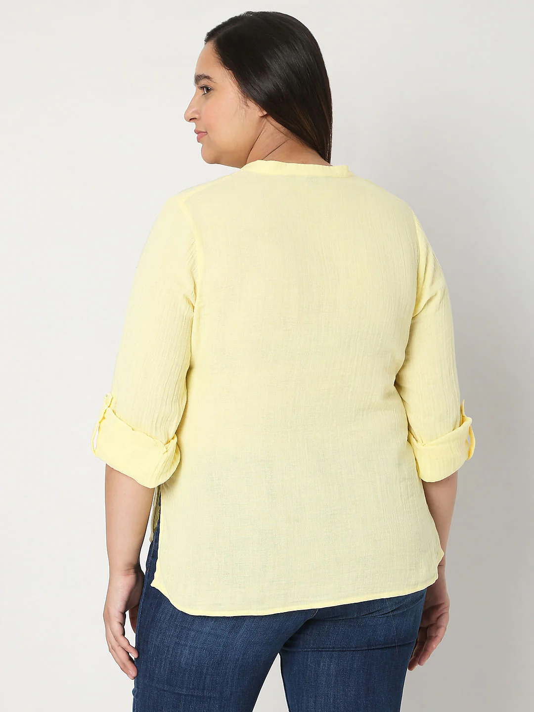 Curve Yellow Organic Cotton Top - Image 4