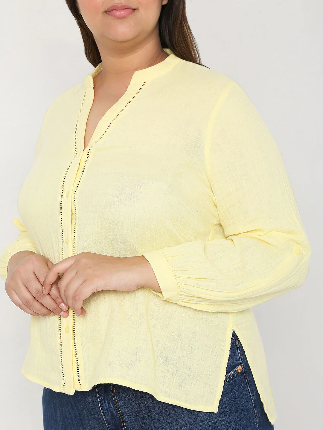 Curve Yellow Organic Cotton Top - Image 6