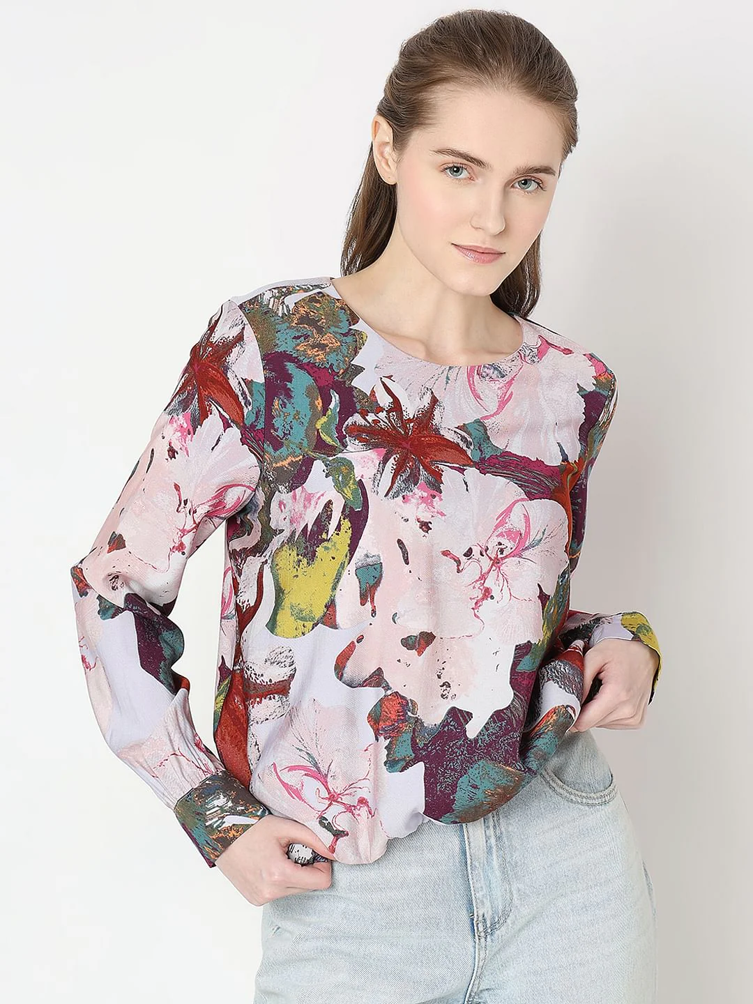 Blue Floral Print - Image 2