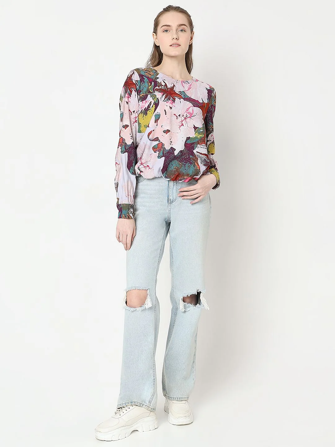 Blue Floral Print - Image 5