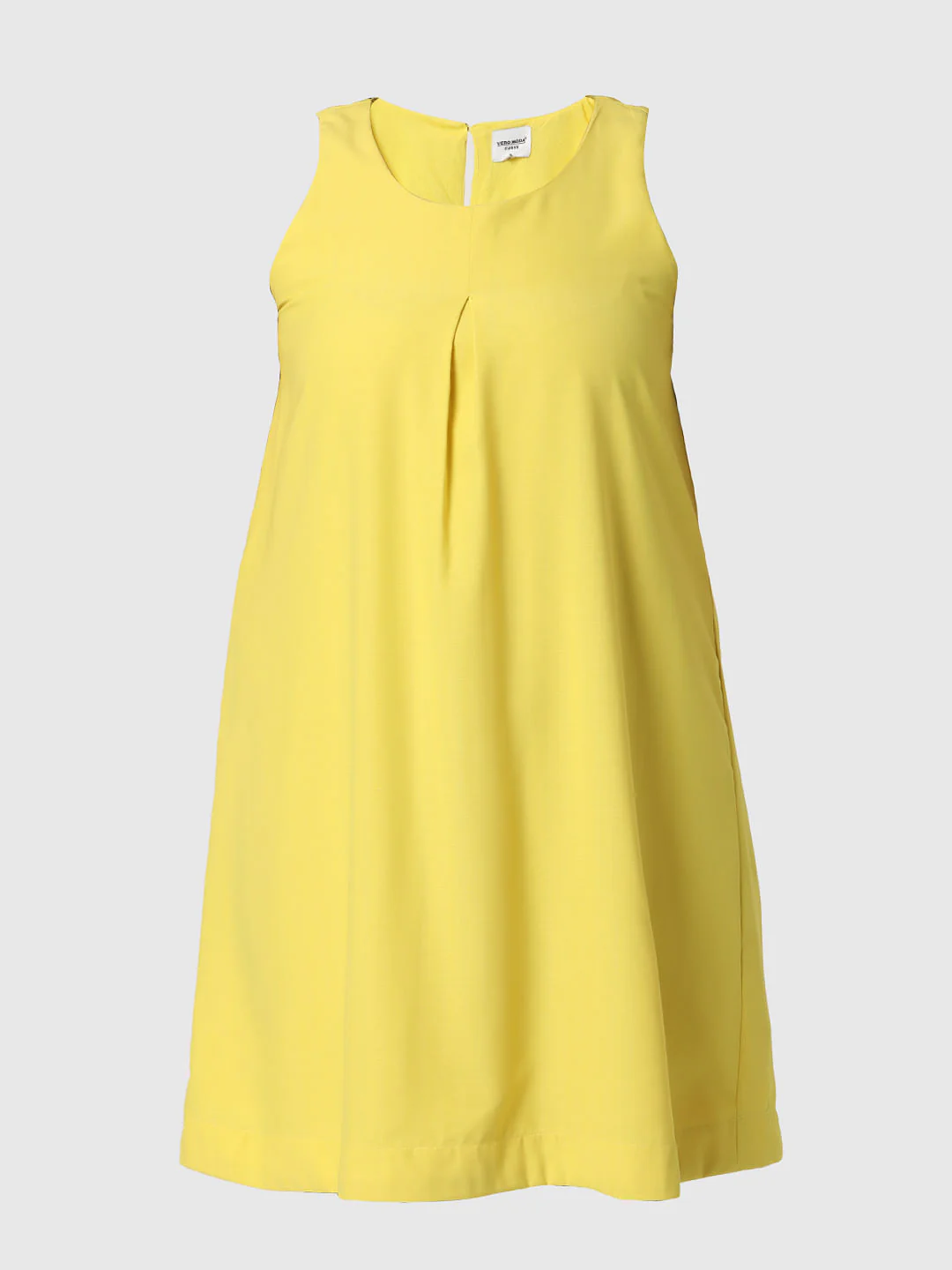 Curve Yellow Sleeveless Shift Dress - Image 6