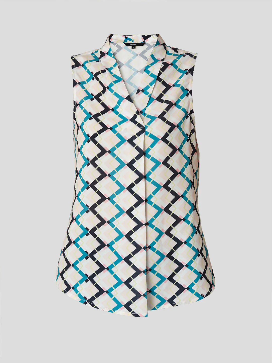 Multi-Coloured Moroccan Print Top - Image 7