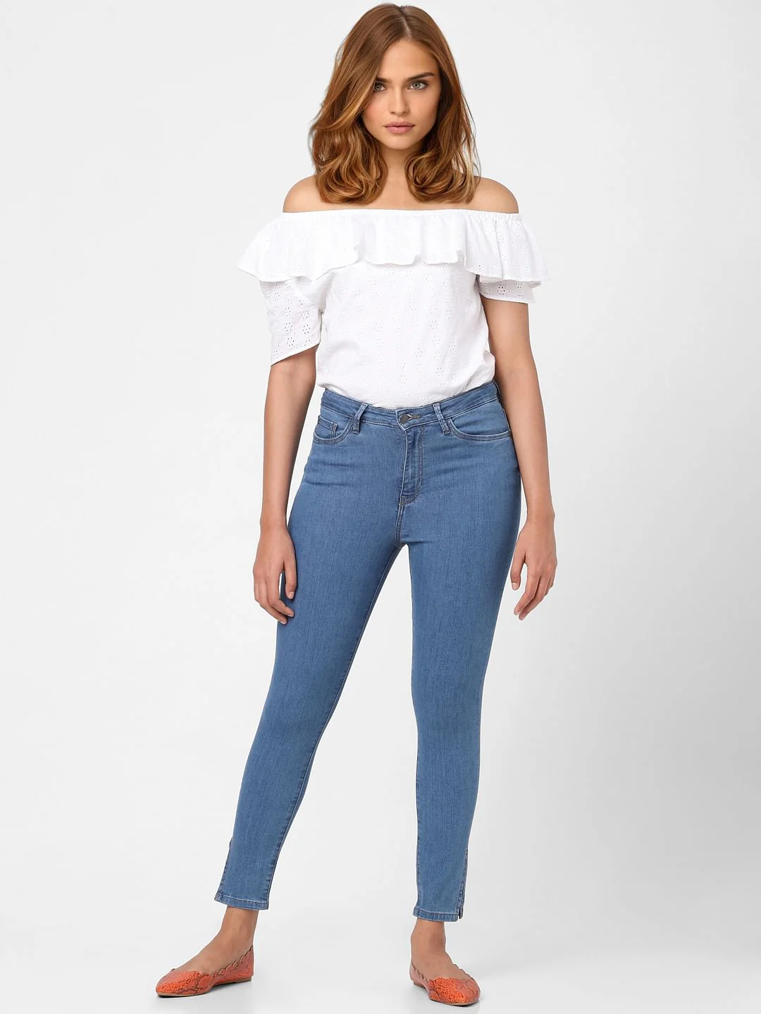 Blue High Rise Wendy Skinny Jeans - Image 2