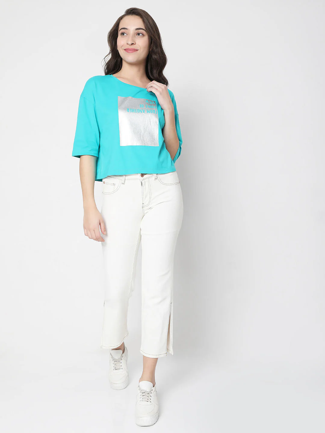 Blue Graphic Print T-Shirt - Image 5