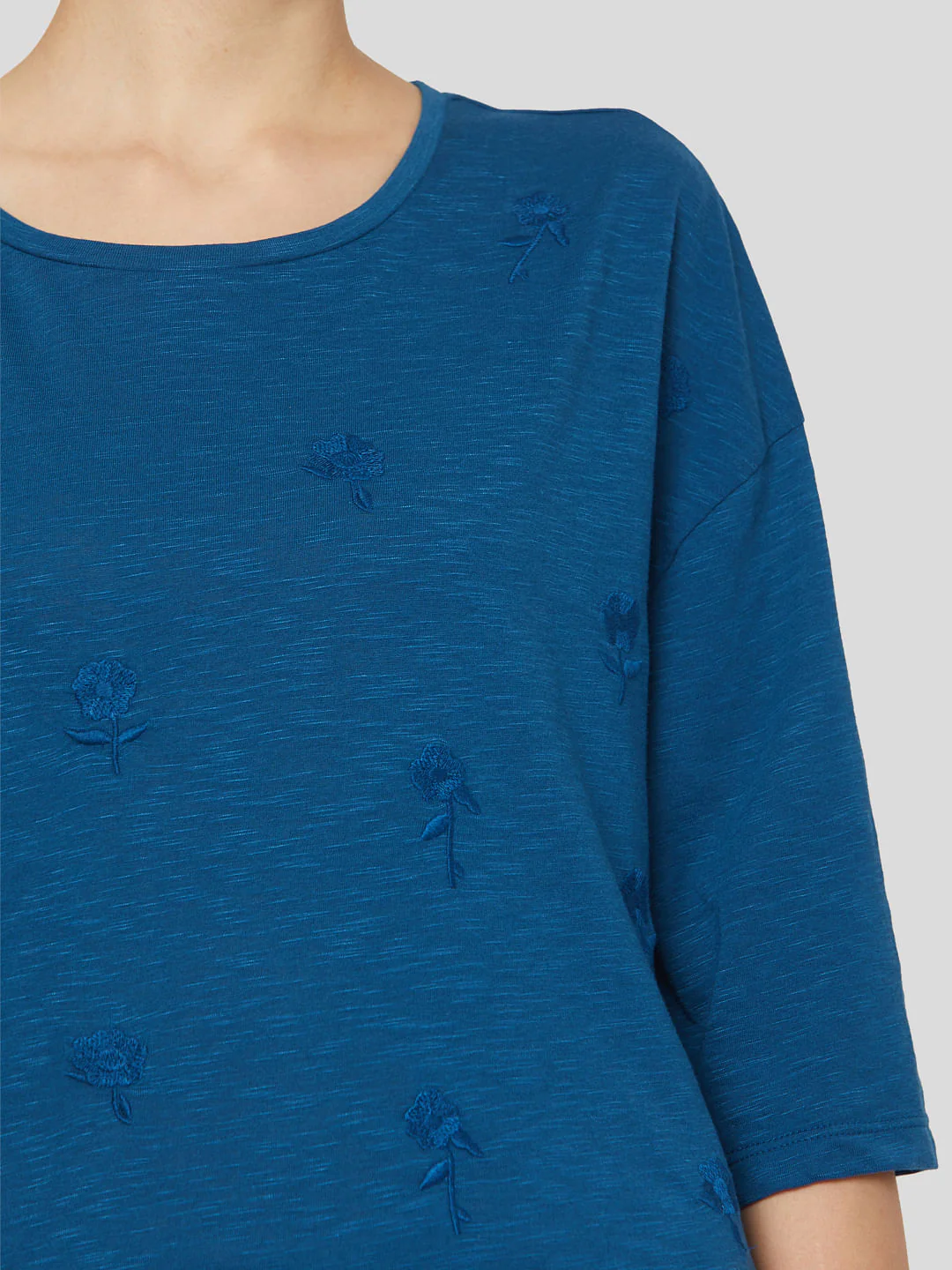 Blue Embroidered Top - Image 6