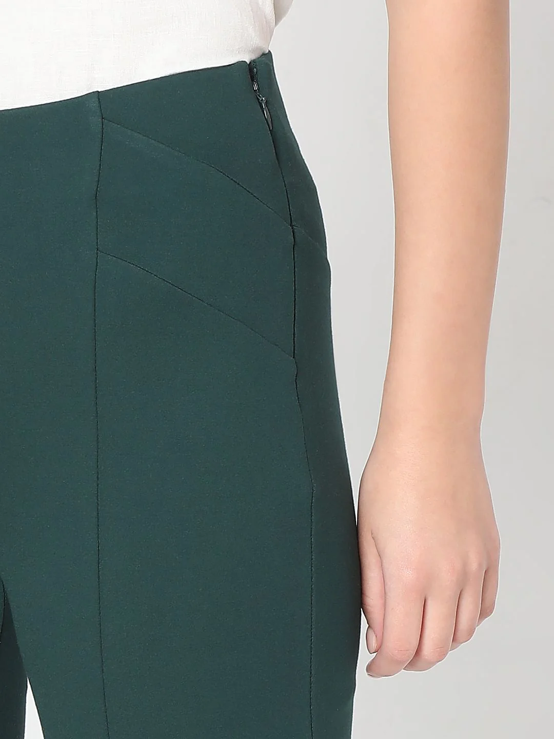 Green High Rise Jeggings - Image 6