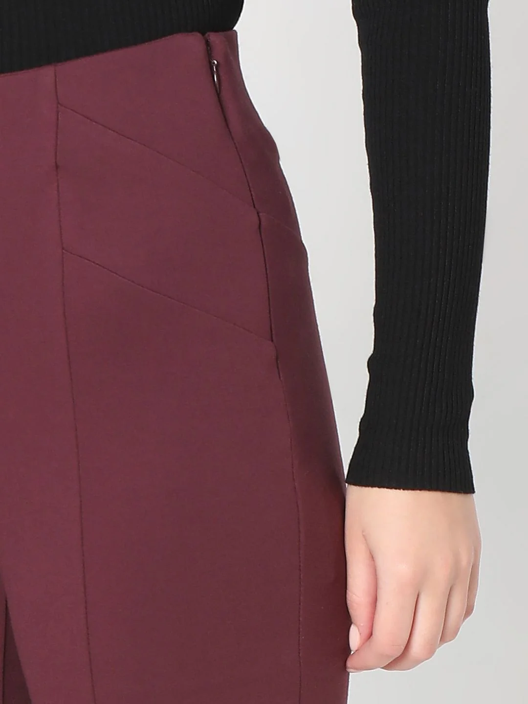 Wine High Rise Jeggings - Image 6