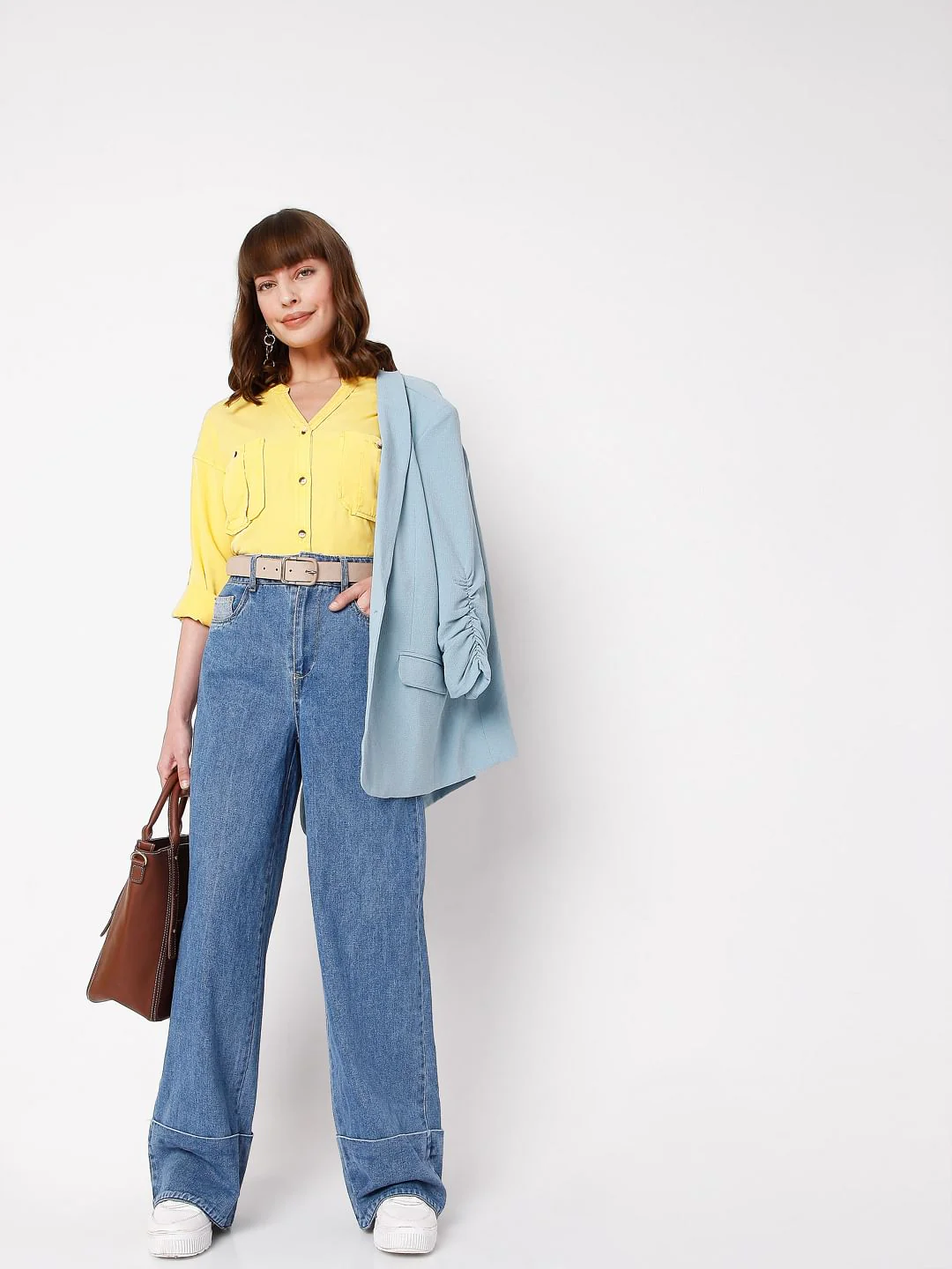 Yellow Solid Shirt