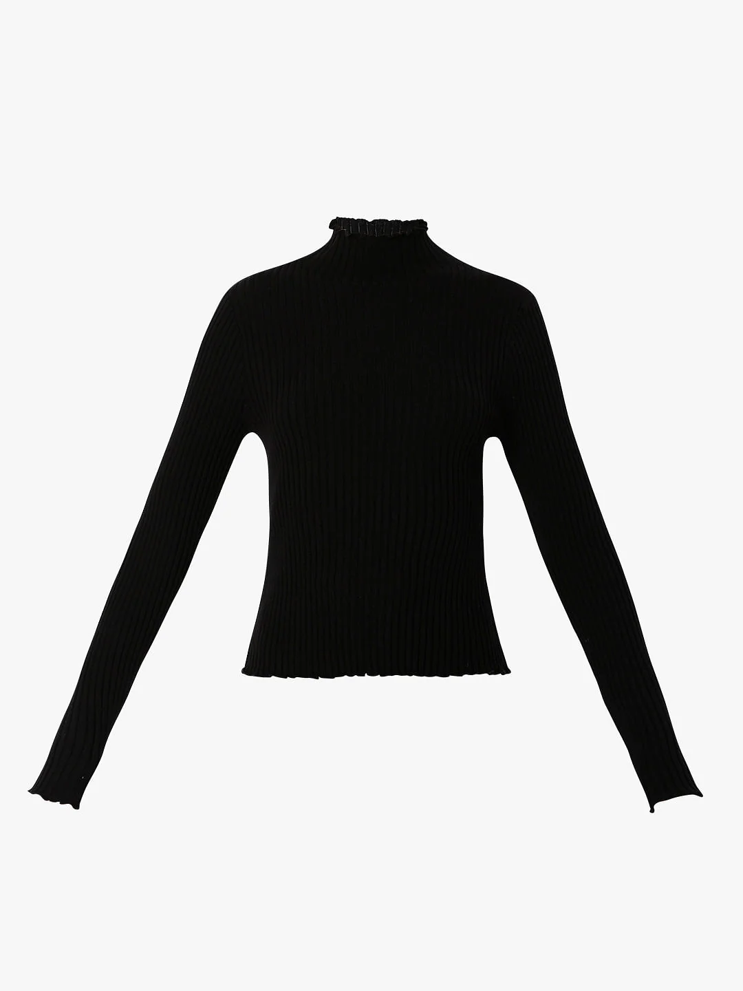 Black Ribbed Top - Image 7