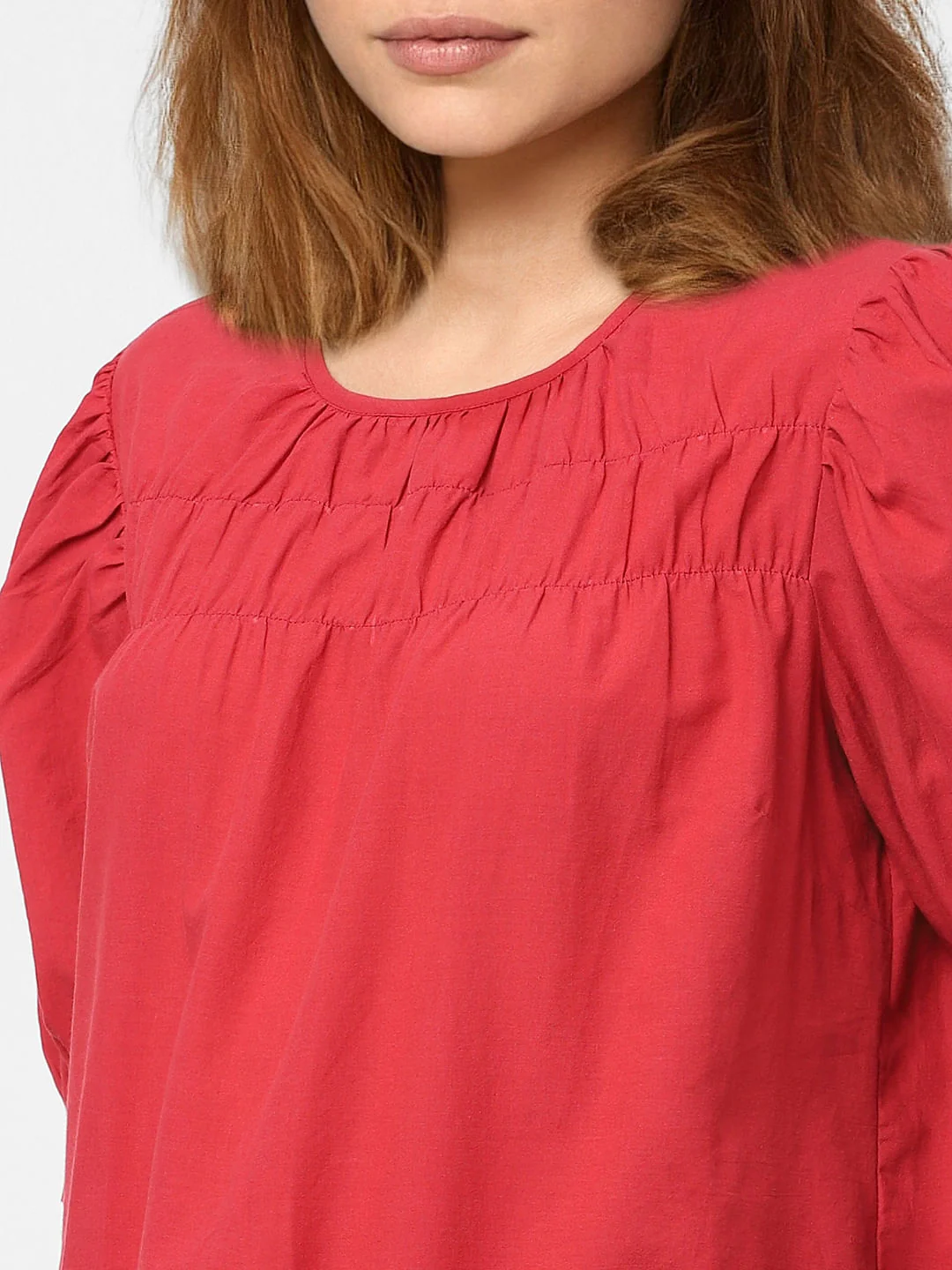 Red Embroidered Top - Image 5