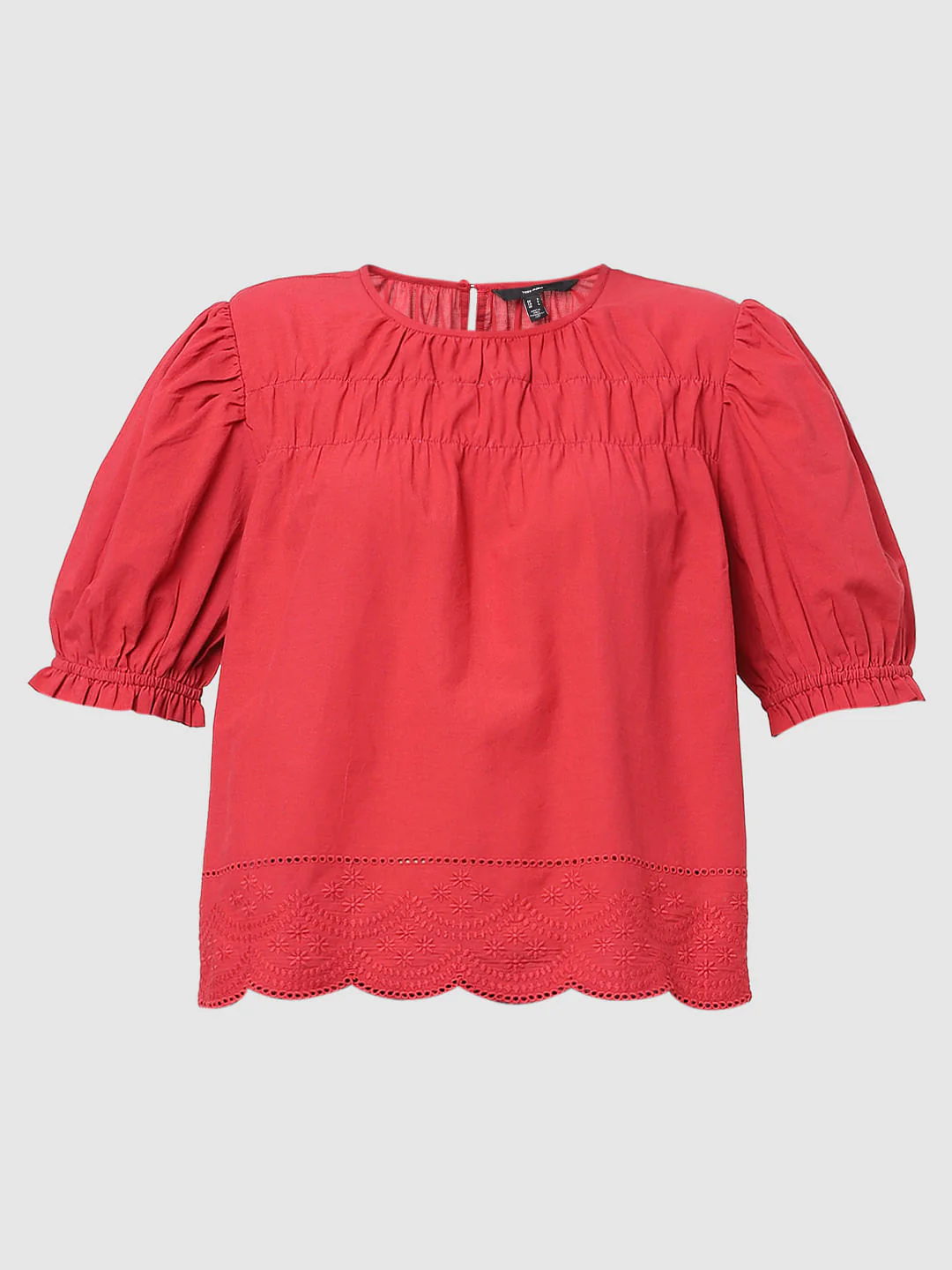 Red Embroidered Top - Image 6