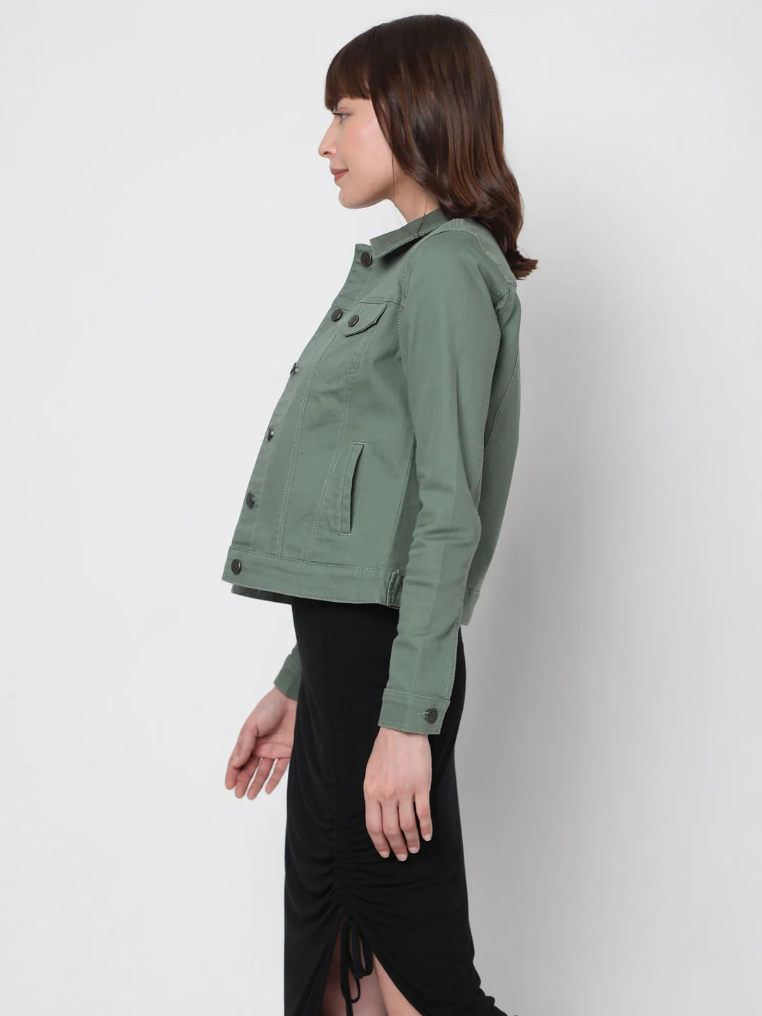 Green Twill Jacket - Image 3