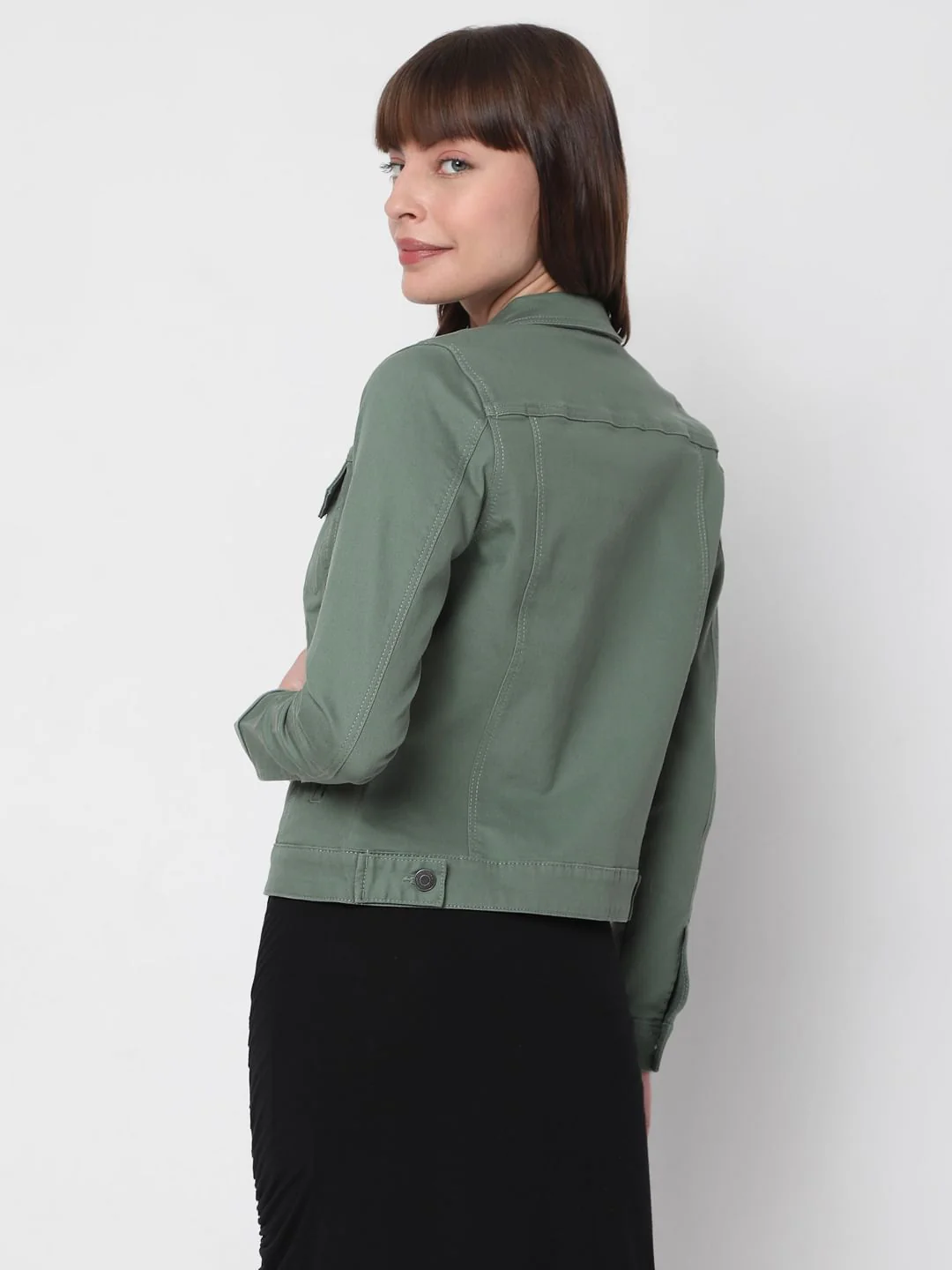 Green Twill Jacket - Image 4
