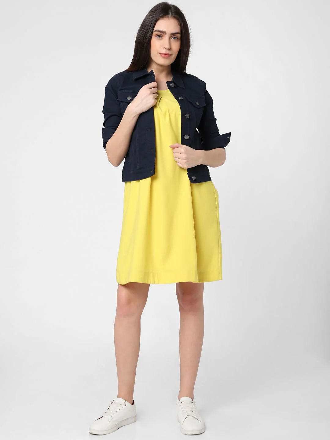 Navy Blue Denim Jacket - Image 5