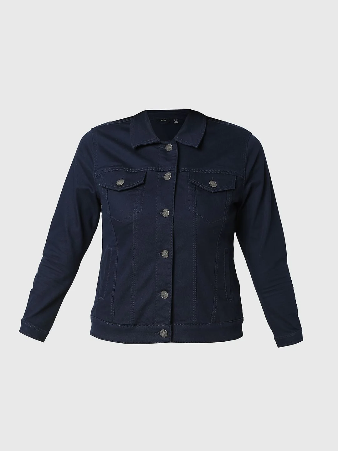 Navy Blue Denim Jacket - Image 7