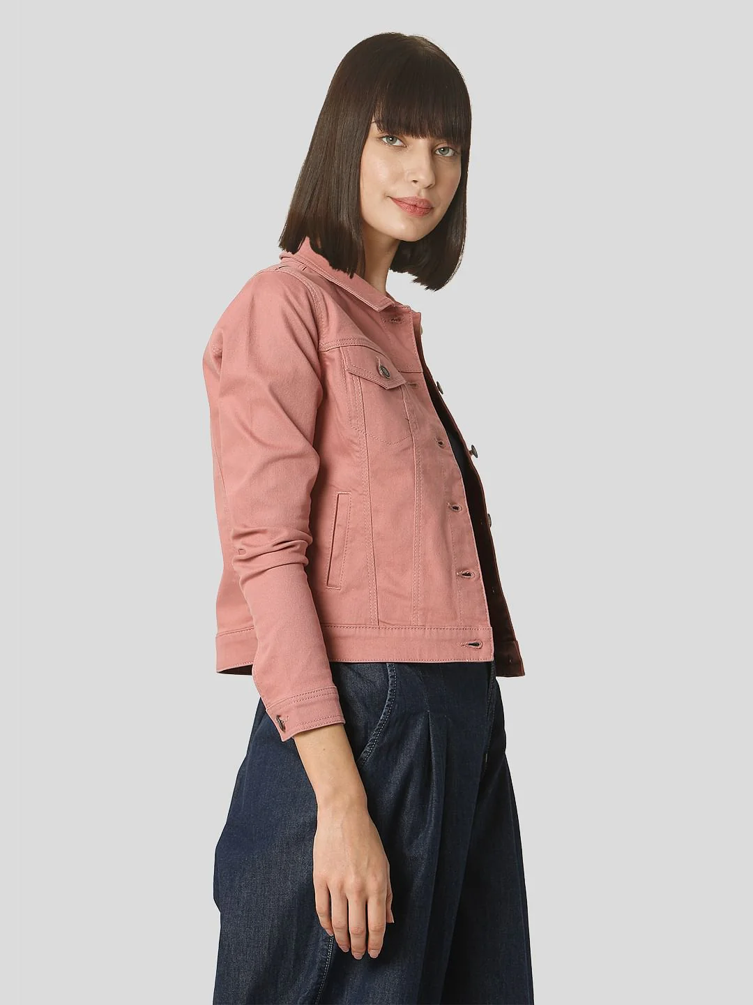 Pink Denim Jacket - Image 3