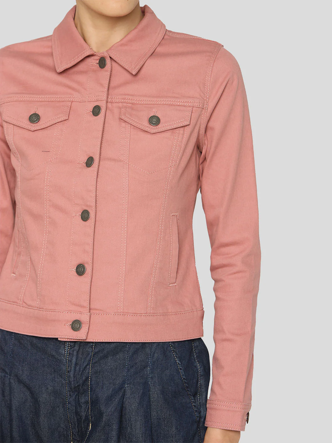 Pink Denim Jacket - Image 6