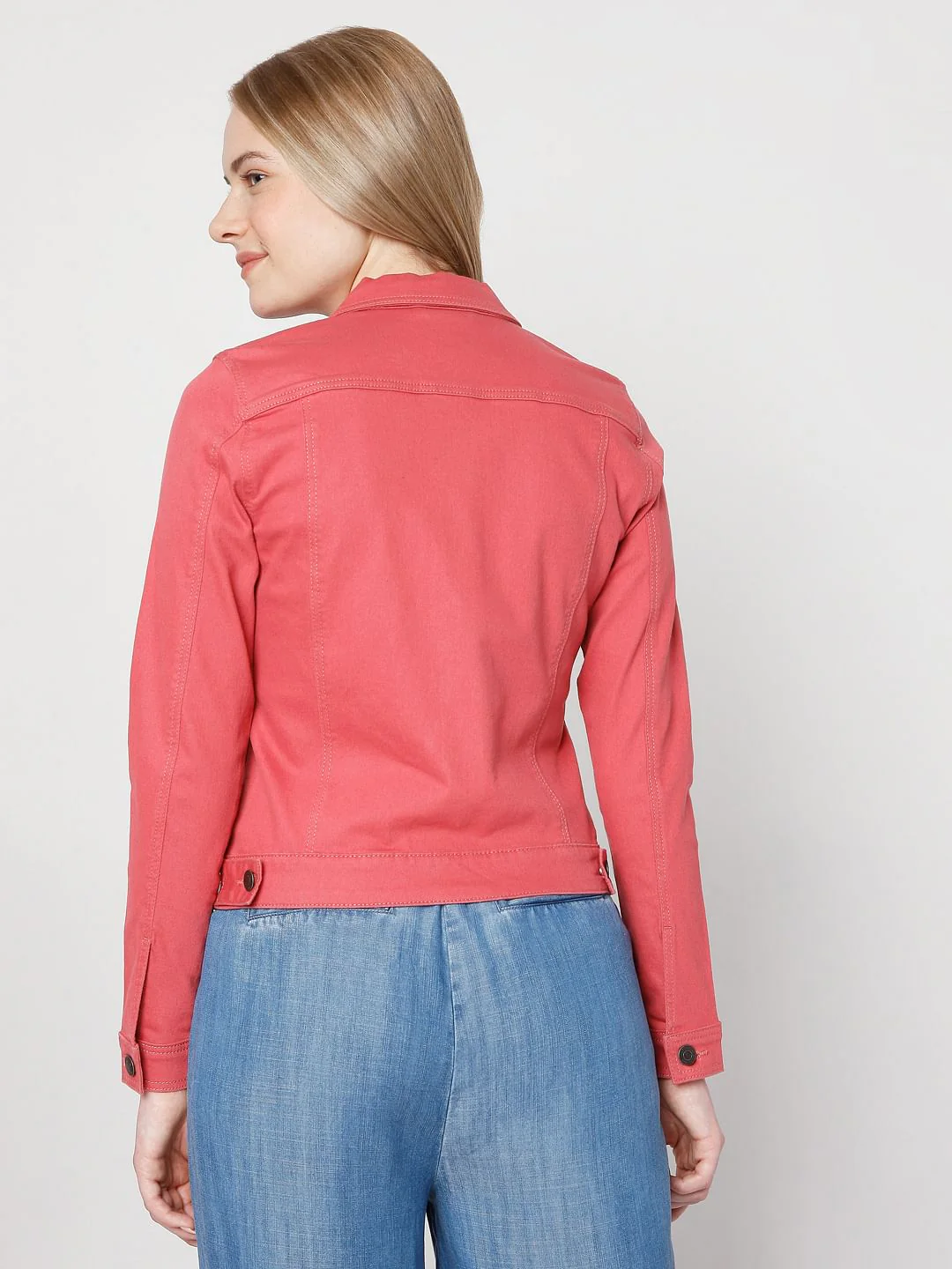 Coral Twill Jacket - Image 4