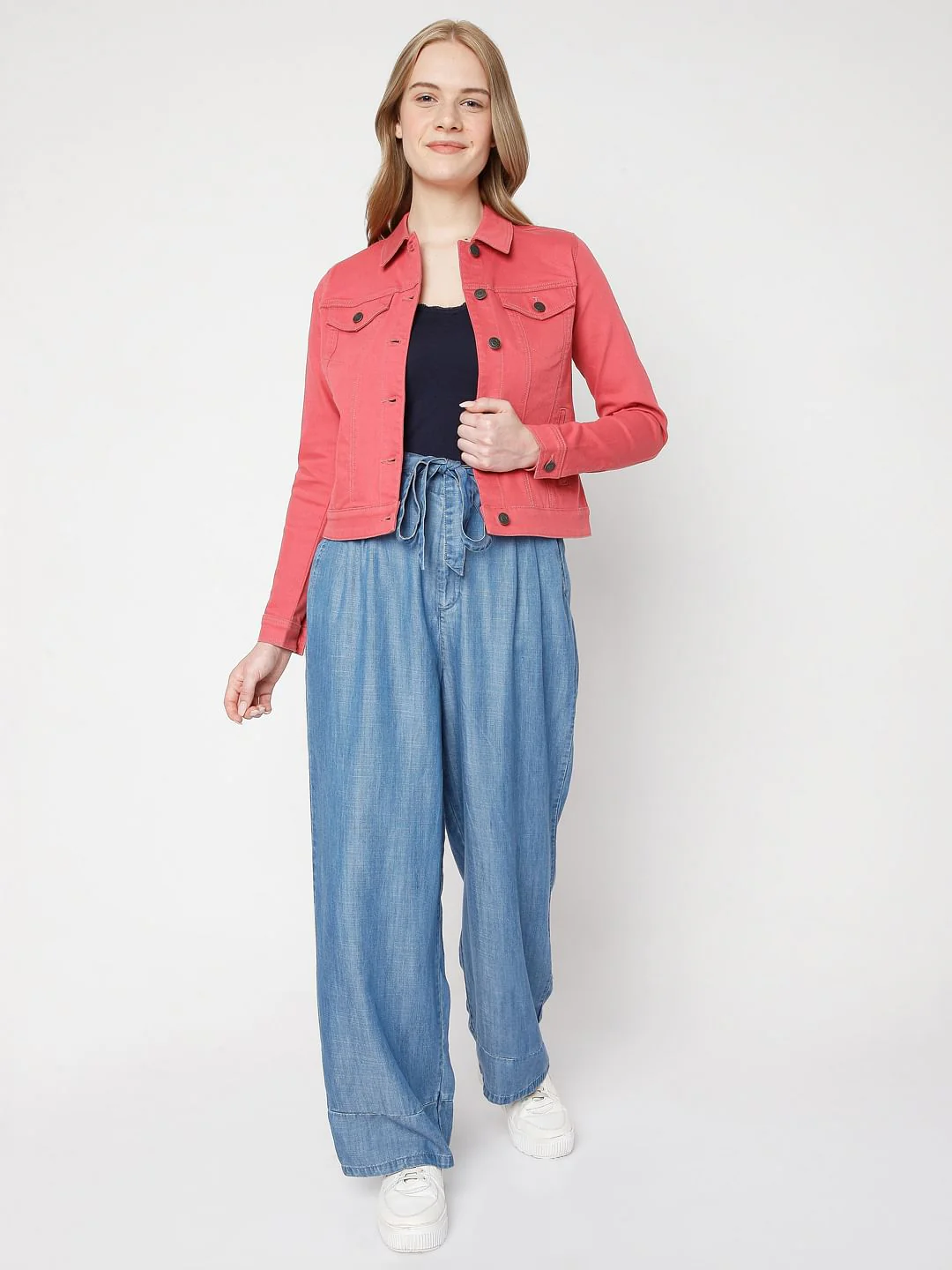 Coral Twill Jacket - Image 5