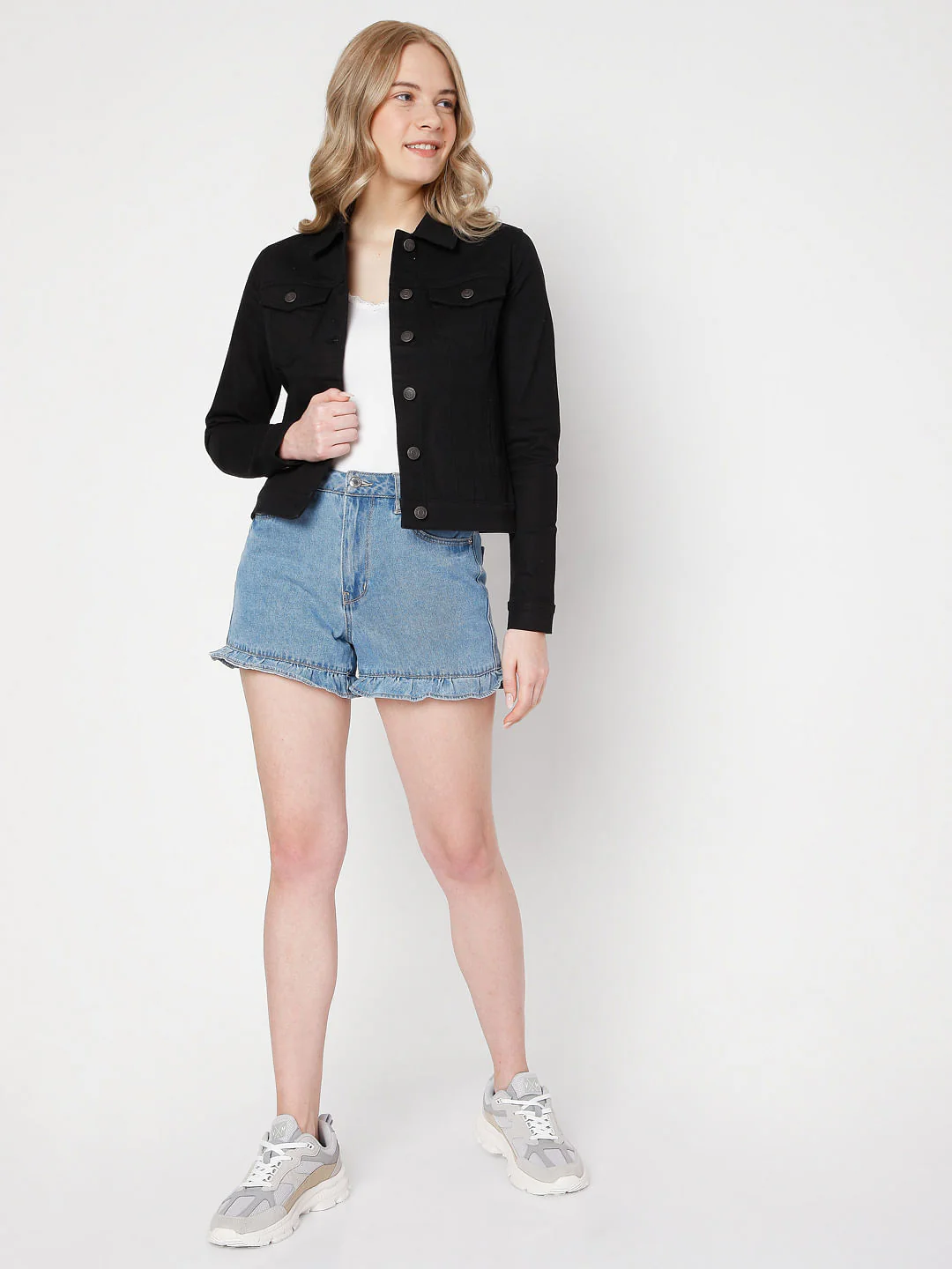 Black Denim Jacket - Image 5