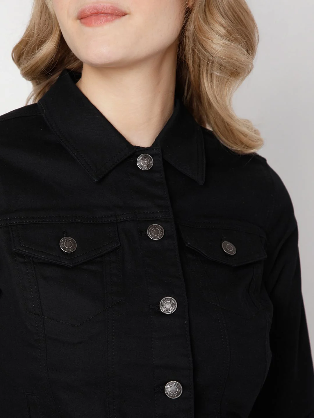 Black Denim Jacket - Image 6